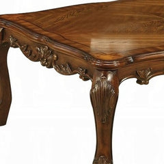 54" Brown Solid Wood Coffee Table - Homeroots
