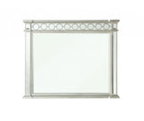 42" Silver Framed Dresser Mirror - Homeroots