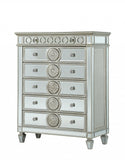 21" X 44" X 56" Mirrored Wood Chest - Homeroots