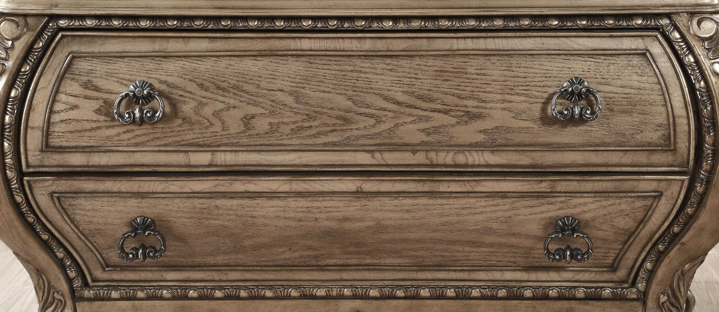 23" Brown Solid Wood Combo Dresser - Homeroots - Flyclothing LLC