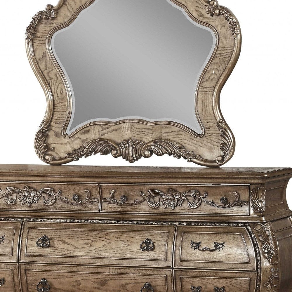 23" Brown Solid Wood Combo Dresser - Homeroots - Flyclothing LLC