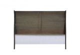 Dark Gray King Sleigh Bed - Homeroots