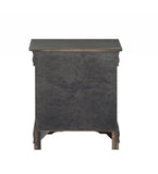 24" Gray Two Drawers Nightstand - Homeroots