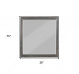 38" Rectangle Wall Mounted Accent Mirror - Homeroots - Flyclothing LLC