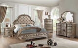 20" X 42" X 56" Antique Champagne Wood Poly Resin Chest - Homeroots - Flyclothing LLC