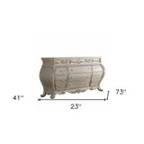 23" Off White Solid Wood Nine Drawer Double Dresser - Homeroots - Flyclothing LLC