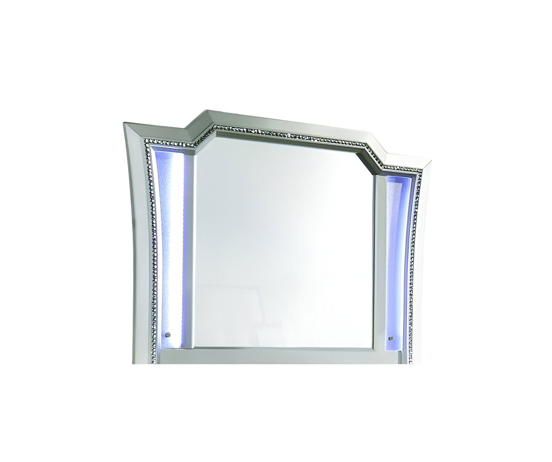 38" Champagne Irregular Framed Mirror - Homeroots - Flyclothing LLC
