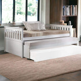 Twin Brown And Gray Bed With Trundle - Homeroots - Flyclothing LLC