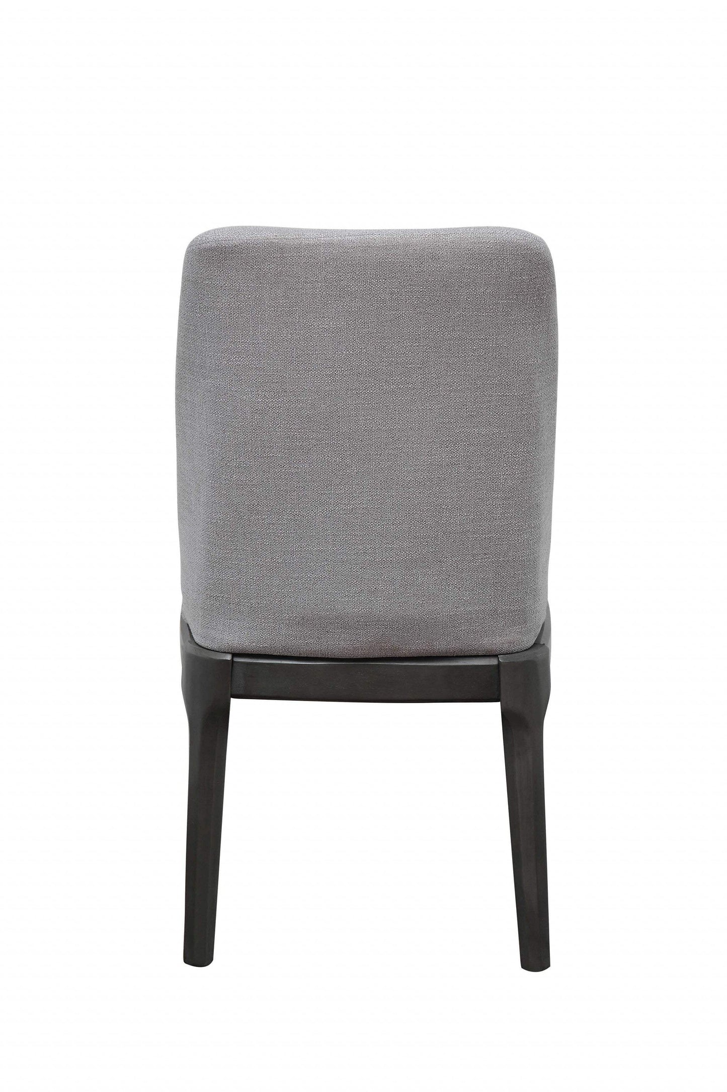 Set of Two Light Gray And Gray Upholstered Linen Dining Side Chairs - Homeroots - Flyclothing LLC
