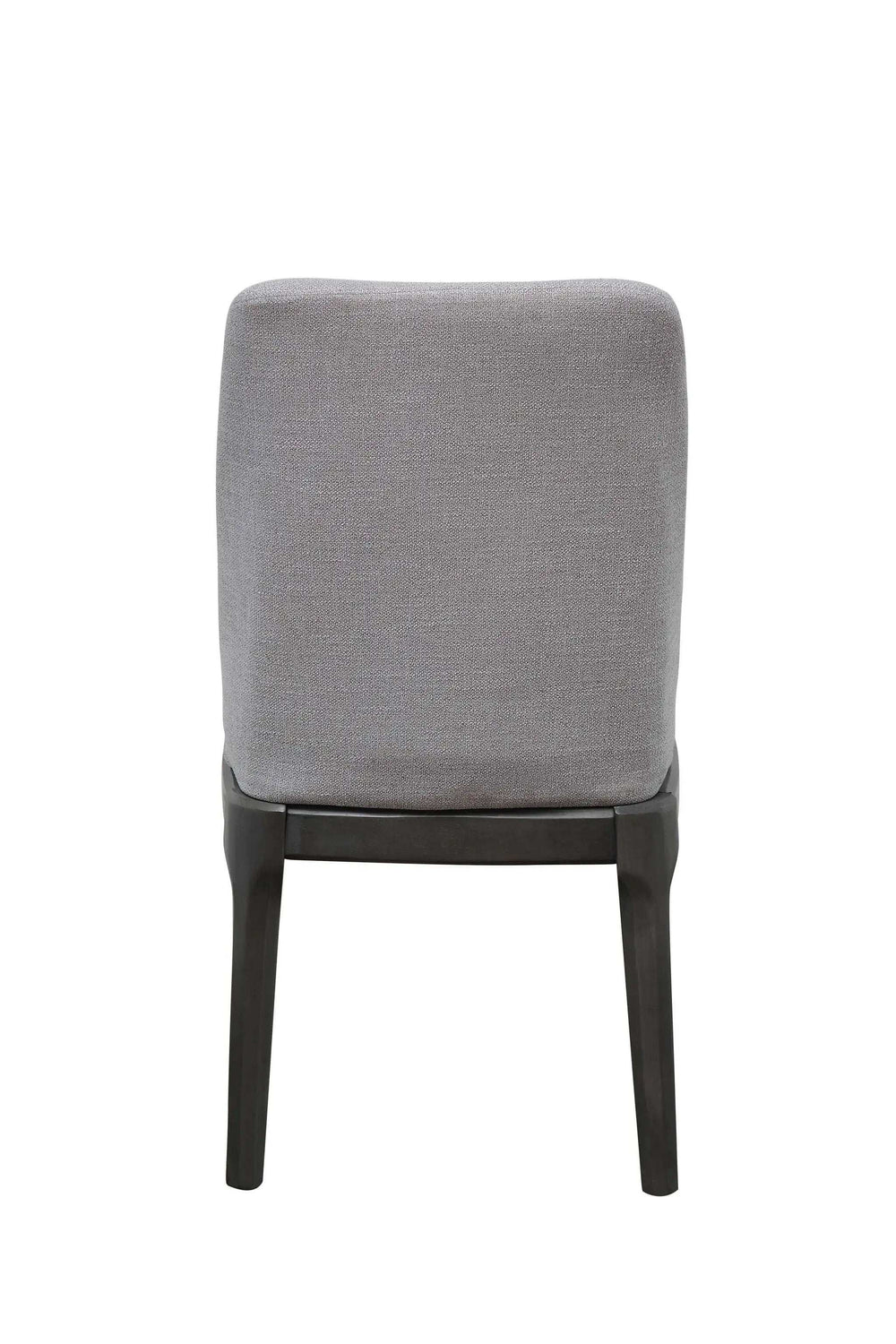 Set of Two Light Gray And Gray Upholstered Linen Dining Side Chairs - Homeroots - Flyclothing LLC