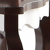 24" Dark Brown Solid Wood End Table - Homeroots