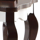 24" Dark Brown Solid Wood End Table - Homeroots