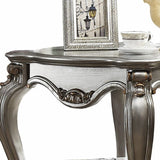 24" Gray Solid Wood End Table With Shelf - Homeroots