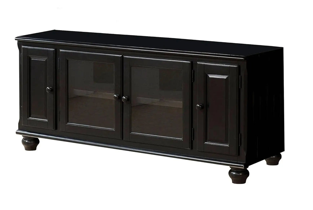 58" Black TV Stand - Homeroots