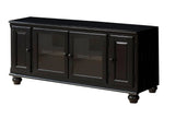 58" Black TV Stand - Homeroots