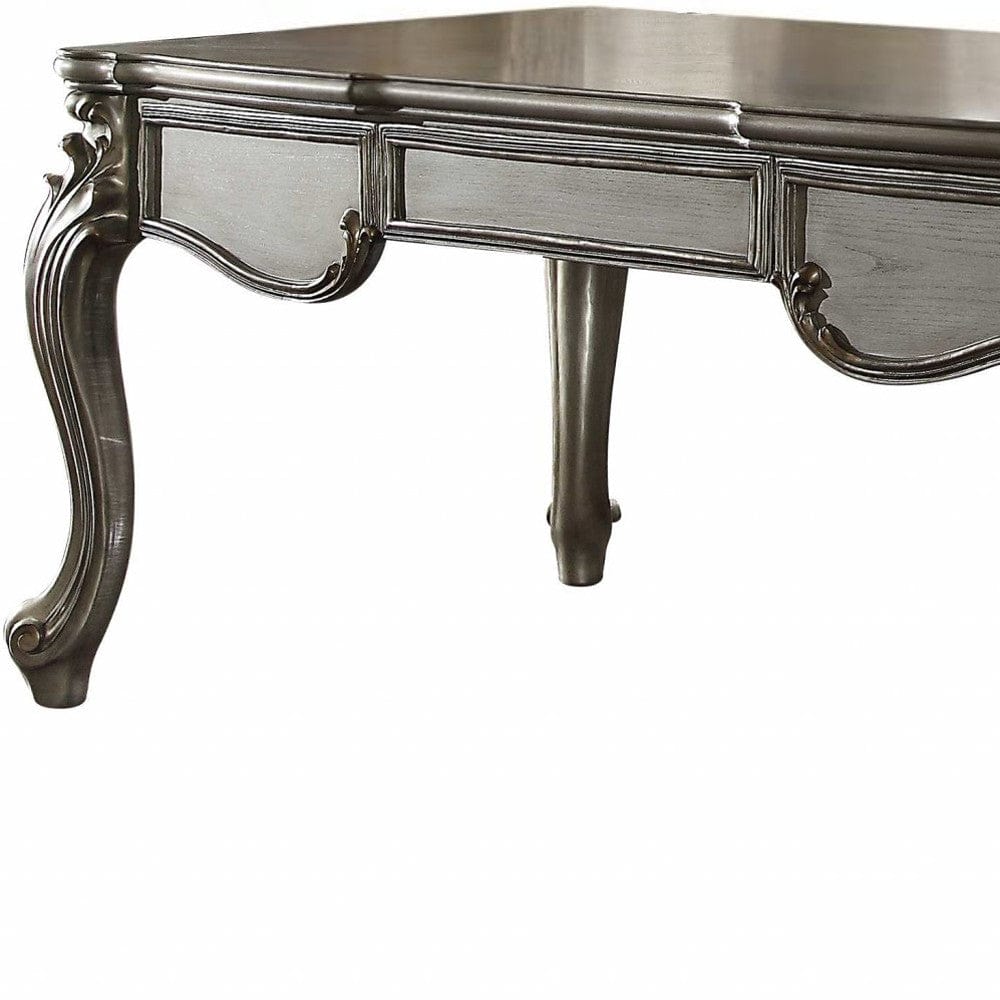 35" Silver Executive Desk - Homeroots - Flyclothing LLC
