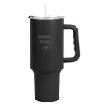 Campbell 40oz Black Tonal Powder Coat Tumbler - Logo Brands - Flyclothing LLC