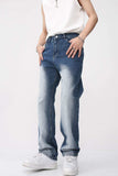 Men's Washed Straight Leg Jeans - Trendsi - Flyclothing LLC