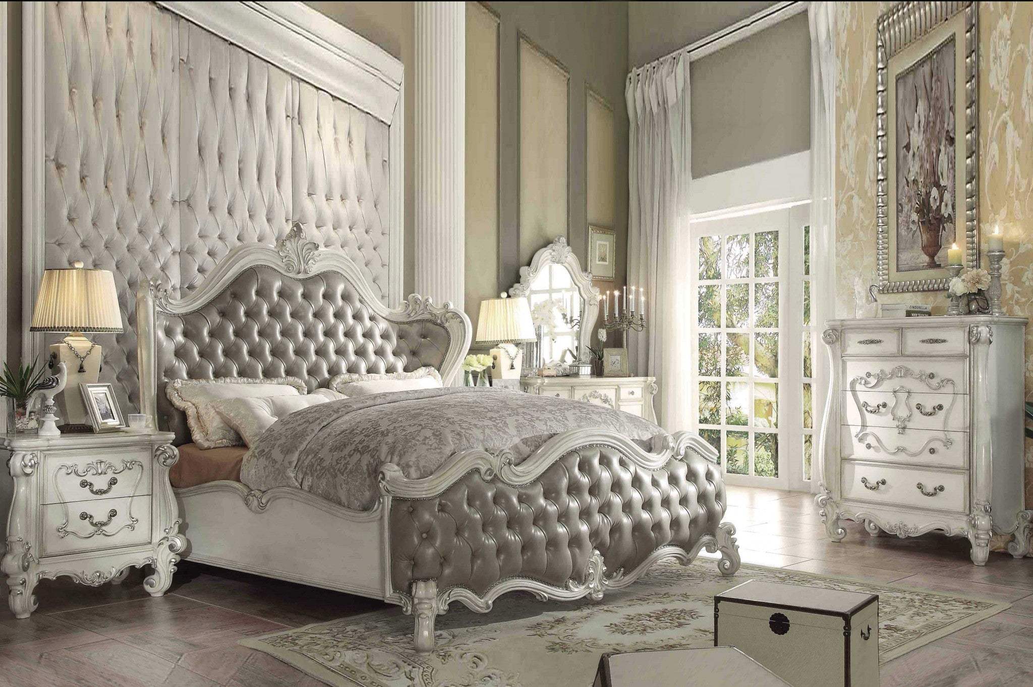 Gray Bed - Homeroots - Flyclothing LLC