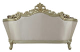78" Gold Floral Loveseat and Toss Pillows - Homeroots