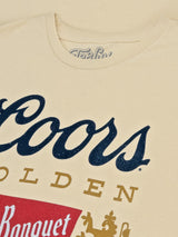 Coors Banquet Retro Beer Logo T-Shirt - Cream