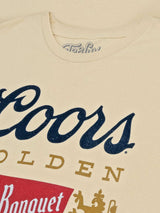 Coors Banquet Retro Beer Logo T-Shirt - Cream - Tee Luv - Flyclothing LLC