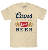 Coors Banquet Retro Beer Logo T-Shirt - Cream
