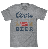Coors Banquet Beer Logo T-Shirt - Gray