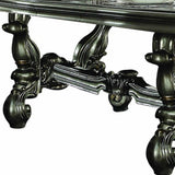 46" Green Solid Wood Trestle Base Dining Table - Homeroots - Flyclothing LLC