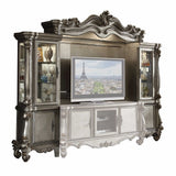 118" Platinum Solid Wood Floating Mount Entertainment Center - Homeroots - Flyclothing LLC