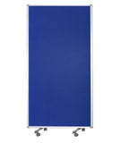 106 X 1 X 71 Blue Metal And Fabric - Screen - Homeroots