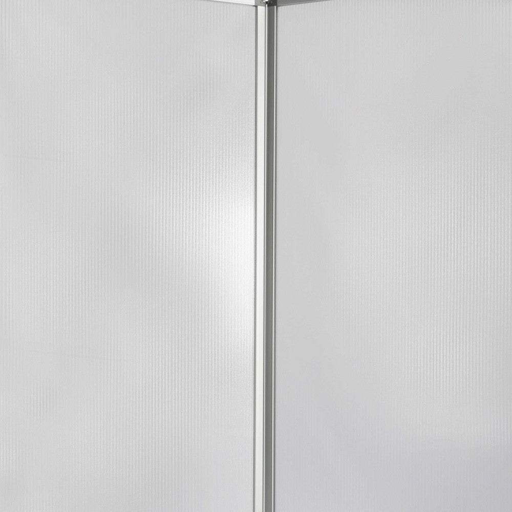106 X 1 X 71 White Metal And Pvc Resilient - Screen - Homeroots - Flyclothing LLC