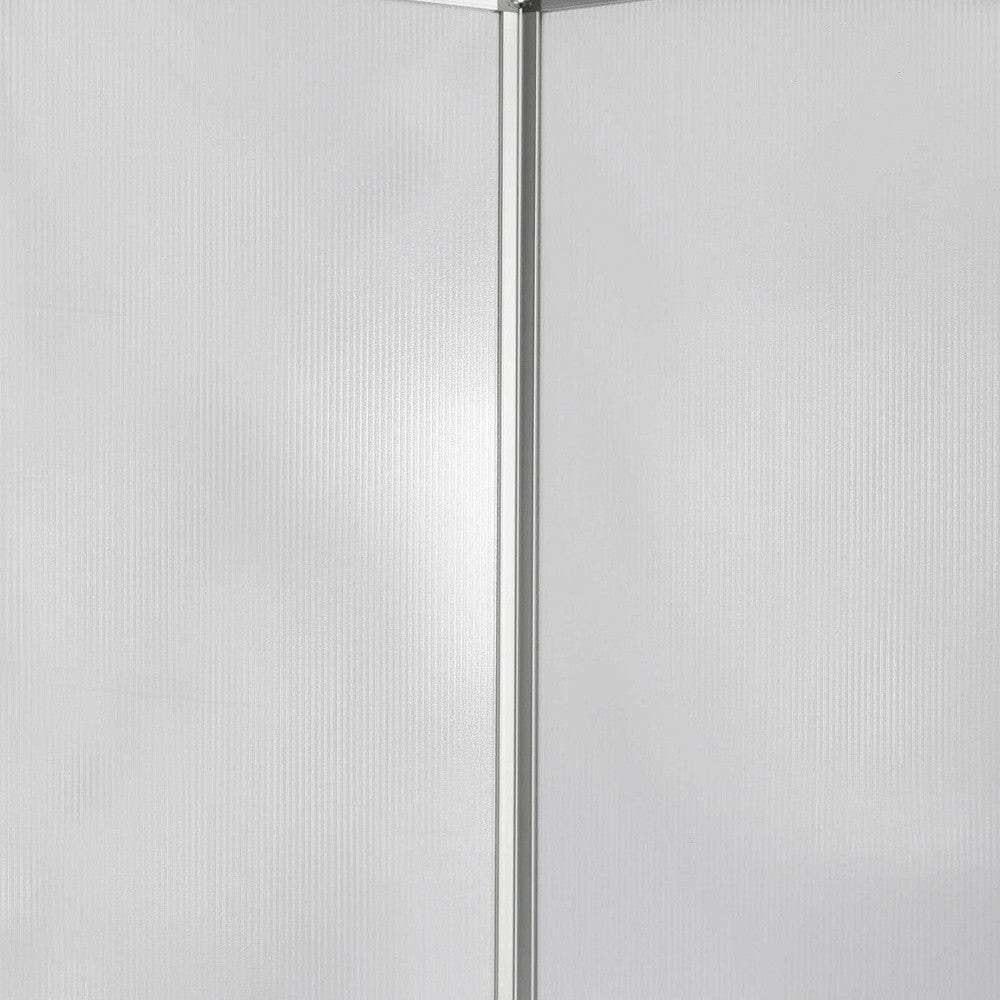 106 X 1 X 71 White Metal And Pvc Resilient - Screen - Homeroots - Flyclothing LLC