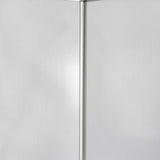 106 X 1 X 71 White Metal And Pvc Resilient - Screen - Homeroots