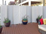71 X 1 X 71 White Metal And Alloy - Screen - Homeroots - Flyclothing LLC