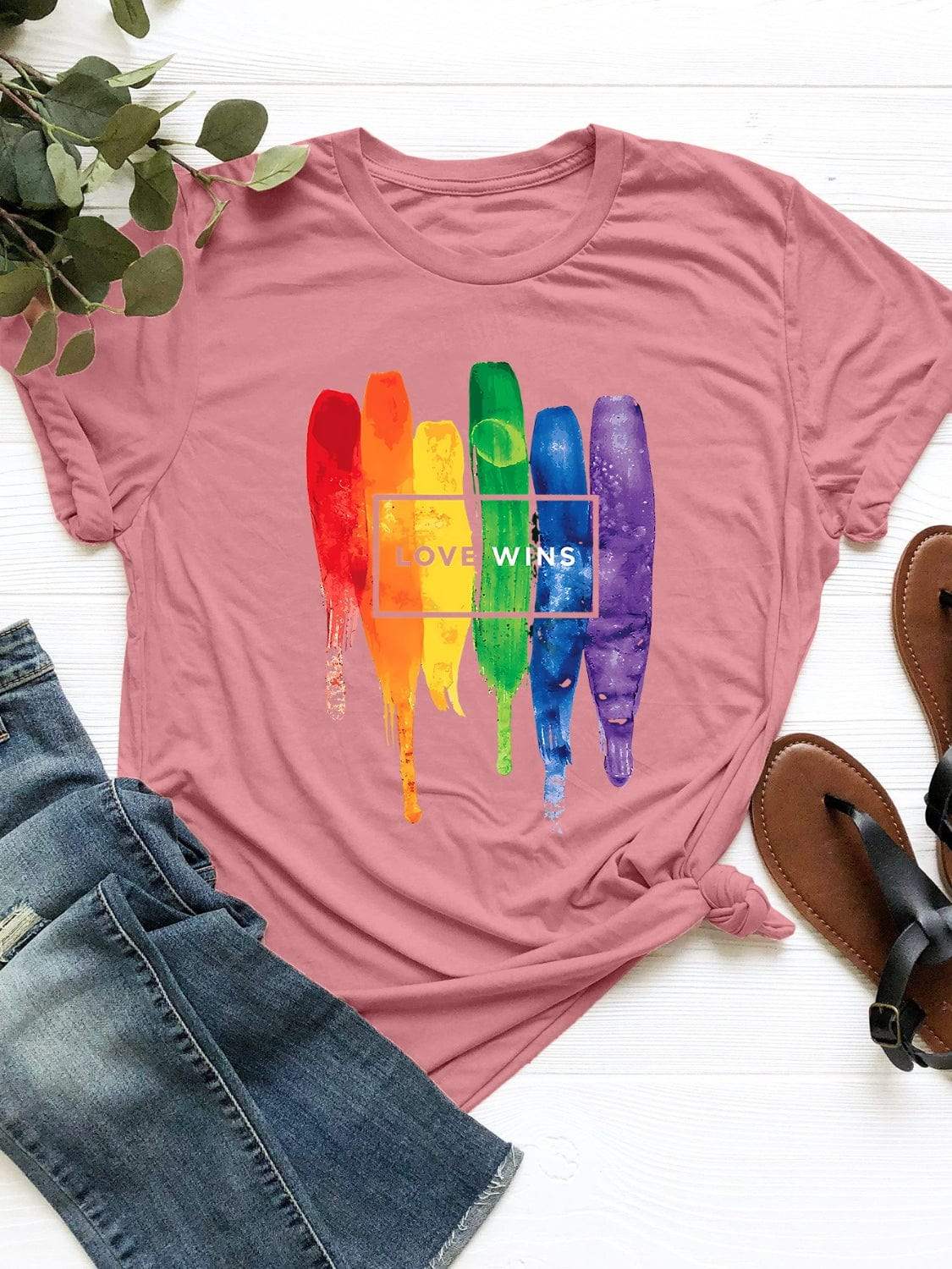 Graphic Round Neck Short Sleeve T-Shirt - Trendsi - Flyclothing LLC