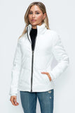 How Dare U Pocketed Zip Up Puffer Jacket with Removable Hood - Trendsi - Flyclothing LLC