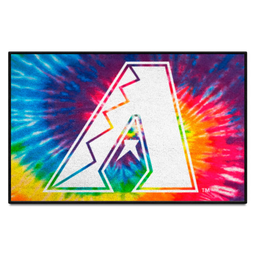 Arizona Diamondbacks Tie Dye Starter Mat Accent Rug - 19in. x 30in. - Arizona Diamondbacks