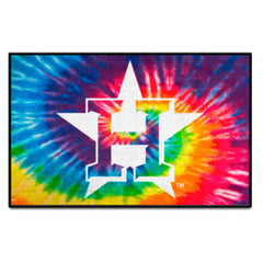 Houston Astros Tie Dye Starter Mat Accent Rug - 19in. x 30in. - Houston Astros