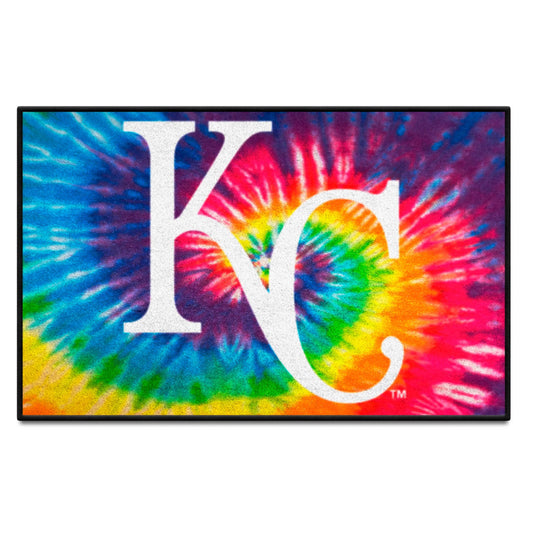 Kansas City Royals Tie Dye Starter Mat Accent Rug - 19in. x 30in. - Kansas City Royals