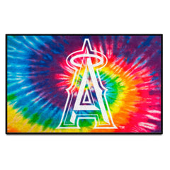 Los Angeles Angels Tie Dye Starter Mat Accent Rug - 19in. x 30in. - Los Angeles Angels
