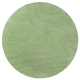 8' Green Round Hand Woven Area Rug - Homeroots - Flyclothing LLC
