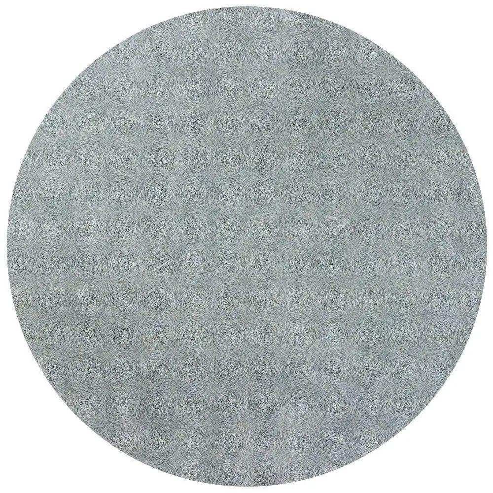 8' Round Polyester Blue Heather Area Rug - Homeroots - Flyclothing LLC