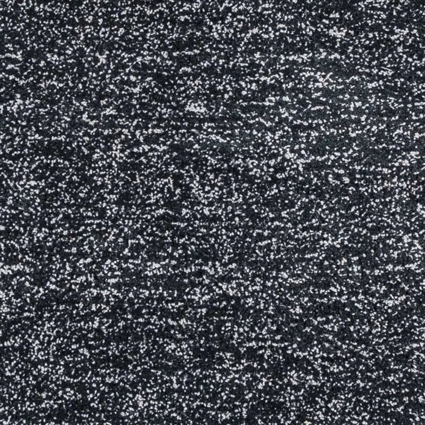 8' Black Heather Round Indoor Shag Rug - Homeroots - Flyclothing LLC