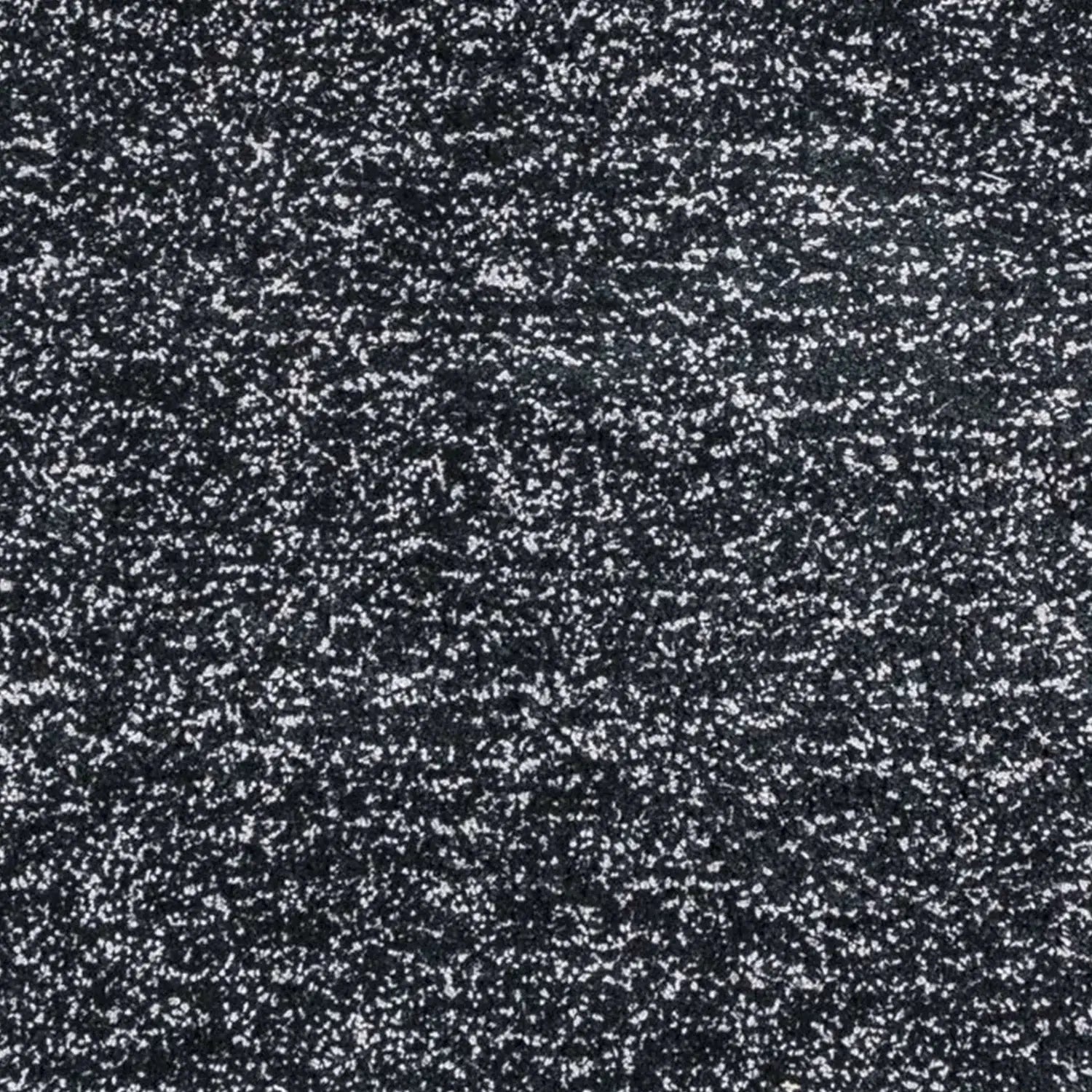 8' Black Heather Round Indoor Shag Rug - Homeroots - Flyclothing LLC