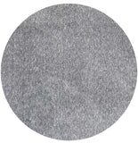 8' Gray Round Hand Woven Area Rug - Homeroots - Flyclothing LLC