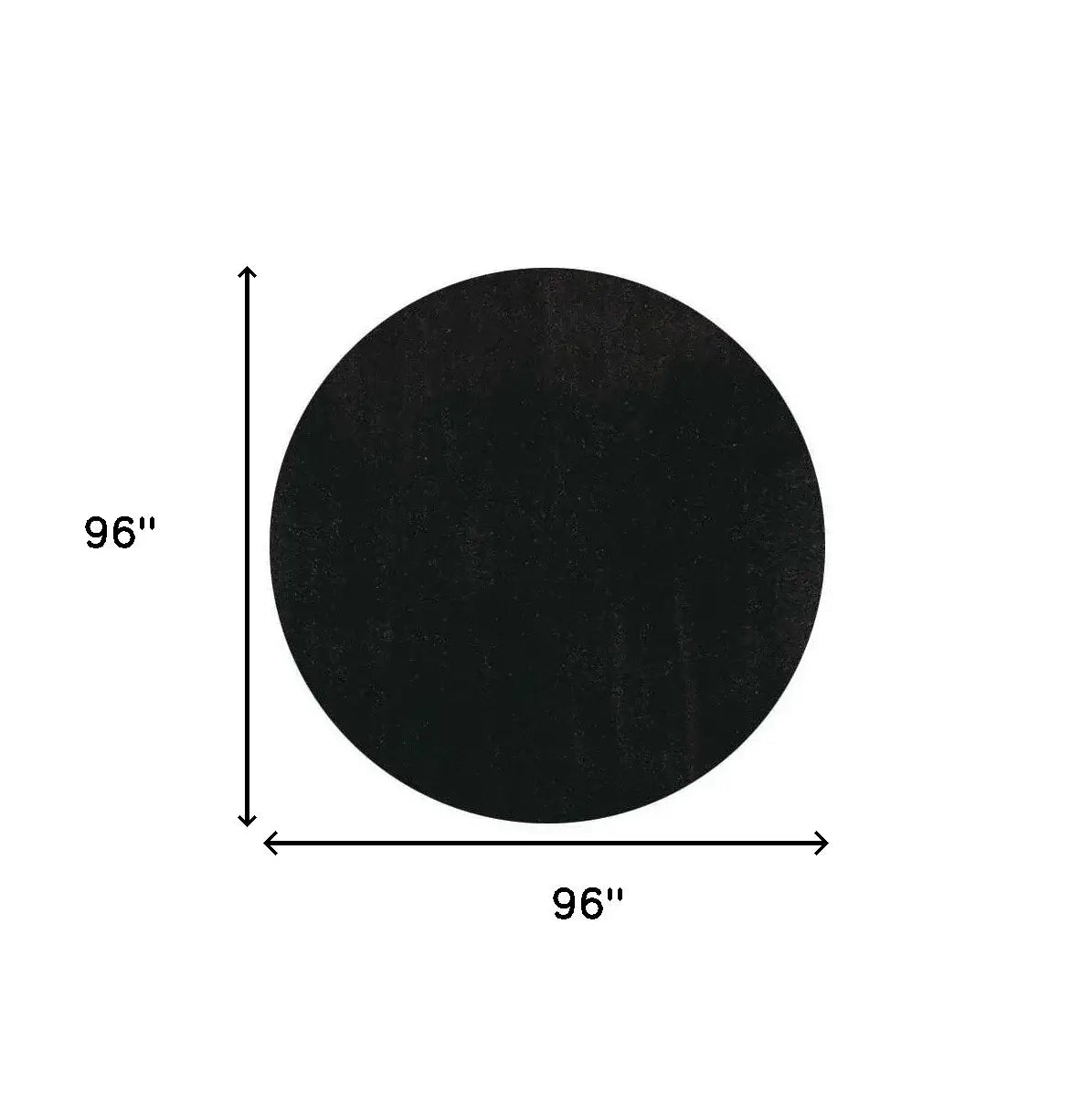 8' Espresso Brown Round Indoor Shag Rug - Homeroots - Flyclothing LLC