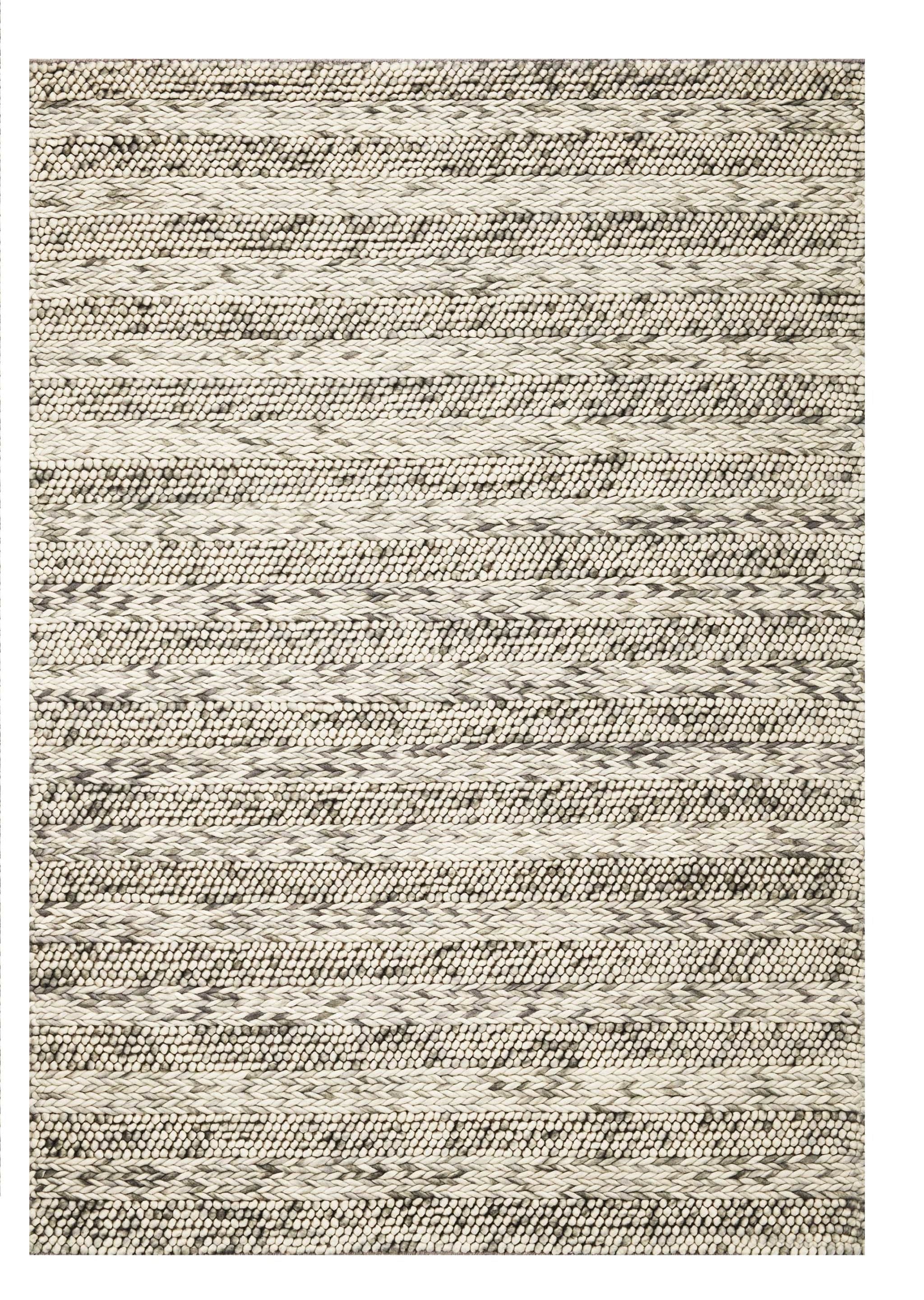 5' X 7' Wool Grey Area Rug - Homeroots - Flyclothing LLC