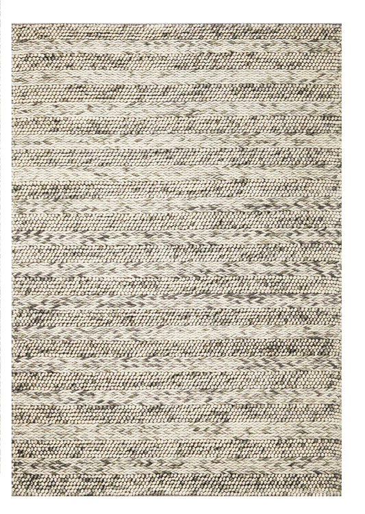 5' X 7' Wool Grey Area Rug - Homeroots - Flyclothing LLC