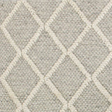 5' X 7'  Wool Grey Area Rug - Homeroots